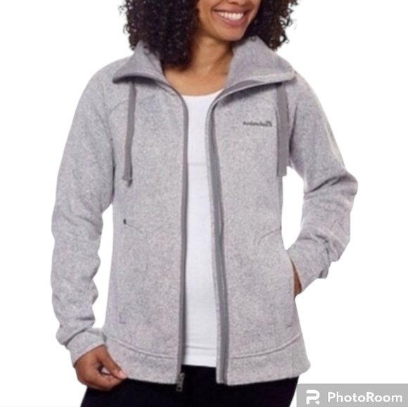 AVALANCHE blue green full zip front fleece jacket - Picture 13 of 13